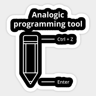 The ultimate analogic programming tool Sticker